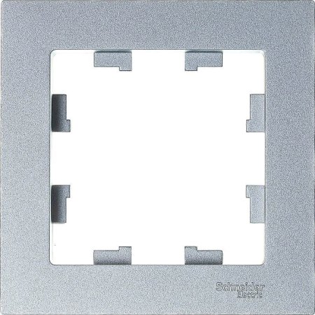 Рамка Schneider Electric AtlasDesign 1 пост, цвет алюминий, арт. ATN000301