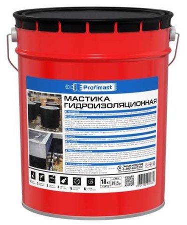 Мастика битумная PROFIMAST 21.5 л