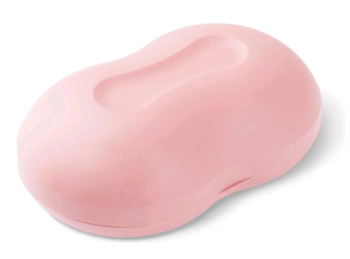 Мыльница полипропилен цвет розовый настольная