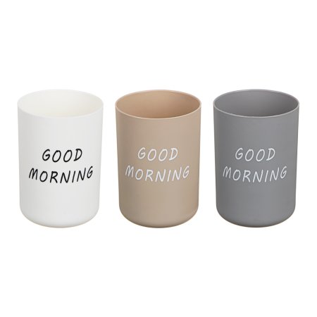 Стакан для зубных щеток пластик цвет микс Стакан для зубных щеток пластик цвет микс