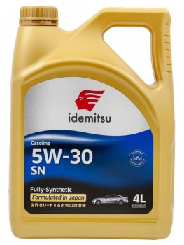 Масло моторное IDEMITSU FULLY-SYNTHETIC 5W30 4л SN