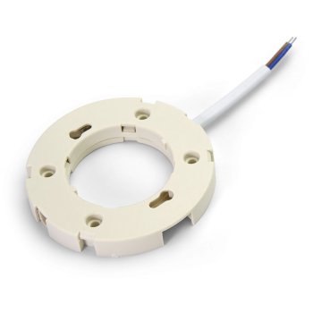 Патрон потолочный Feron GX53 белый огнеупорный пластик