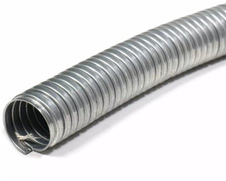 Металлорукав РЗ-ЦХ неизолированный 15 мм ЗЭТА серый уп.50м без зонда