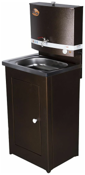 Умывальник с тумбой Вихрь 17 л медный, мойка металл