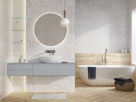 Плитка настенная Fresco, белая 59,8х29,8х0,75 см