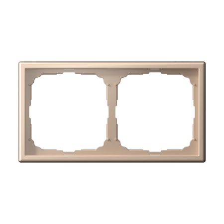 Рамка Systeme Electric ARTGALLERY 2 поста, цвет песочный, арт. GAL001202