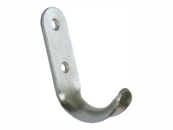 Крючок одинарный Металлист полимер