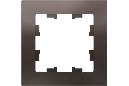 Рамка Schneider Electric AtlasDesign 1 пост, цвет мокко, арт. ATN000601