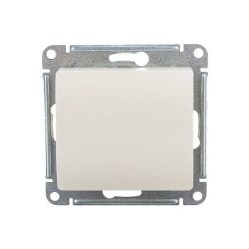 Переключатель встраиваемый Schneider Electric Glossa 1 кл. бежeвый, арт. GSL000261