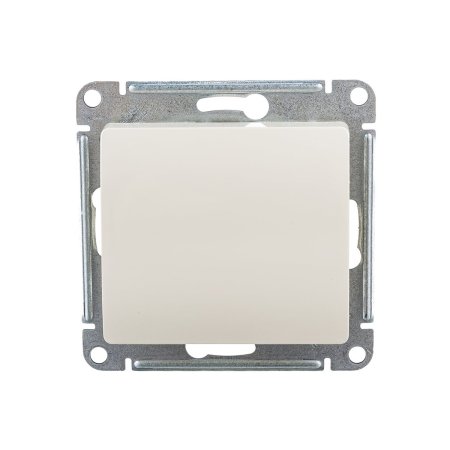 Переключатель встраиваемый Schneider Electric Glossa 1 кл. бежeвый, арт. GSL000261