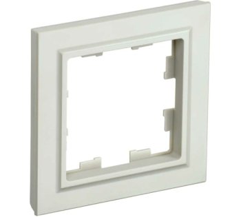 Рамка IEK Brite 1 пост, цвет бежeвый, арт. BR-M12-K10