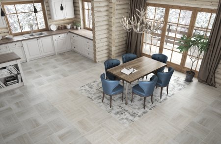 Керамогранит Айриш, декор, серый 45х45х0,8 см