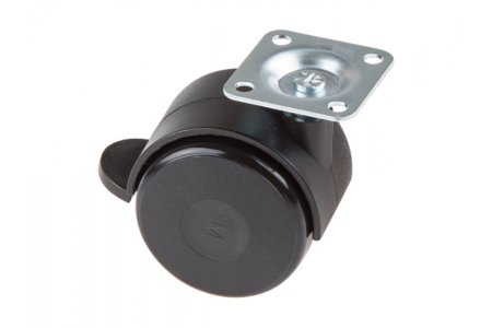 Опора колесная на площадке с фиксатором Ø50 мм СРВ-50