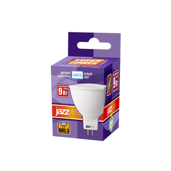 Лампа светодиодная Jazzway GU5.3 9Вт 4000К нейтральный белый MR16