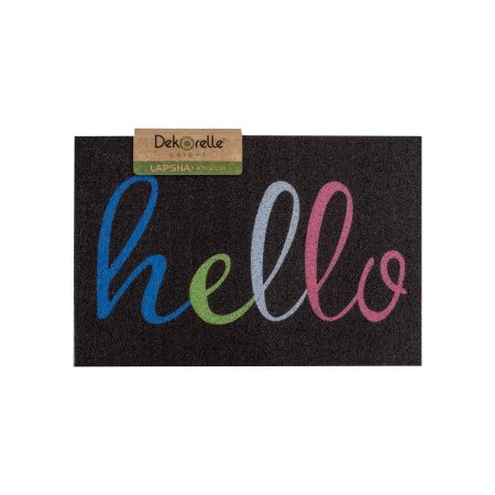 Коврик влаговпитывающий LAPSHA Hello 60х40 см микс