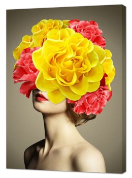 Картина на холсте Девушка 70х 50см