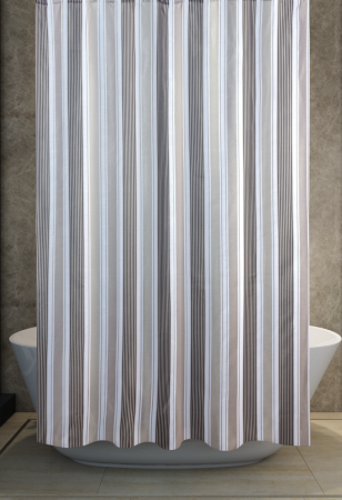 Штора для ванной  СтарЭкспо Хайвей 180х180см полиэстер цвет белая