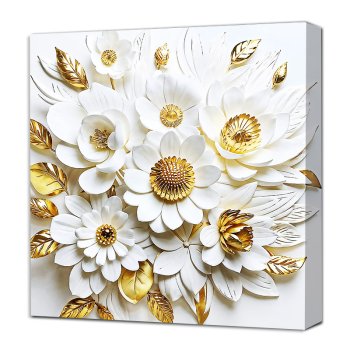 Картина на холсте Цветы 31х 31см