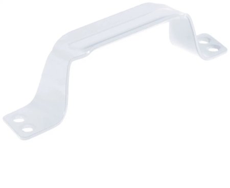 Ручка-скоба Металлист 80х10мм белая