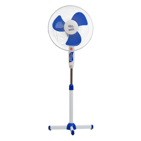Вентилятор бытовой настольный Making Оasis everywhere 35Вт бело-синий