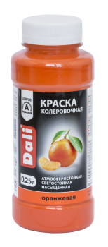 Колер-краска Dali 0,25 л оранжевый