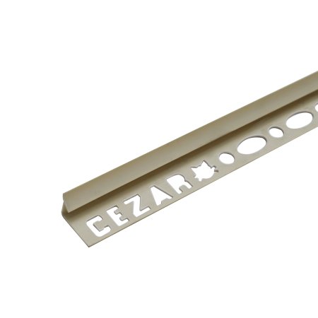 Профиль для плитки внутренний 8 мм Слоновая кость 2,5 п.м