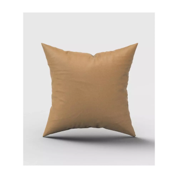 Подушка декоративная Канвас 40х40 см цвет песочный канвас