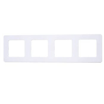 Рамка Legrand Inspiria 4 поста, цвет белый, арт. 673960