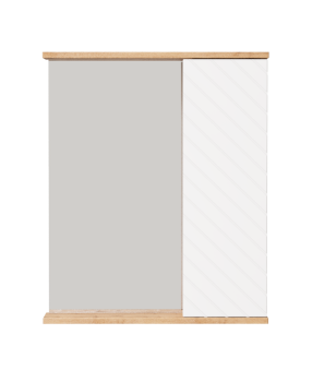 Шкаф-зеркало подвесной Ровенна 70х60х13см белый Шкаф-зеркало подвесной Ровенна 70х60х13см белый