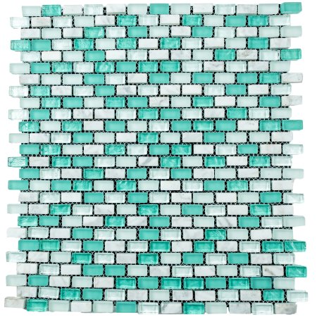 Мозаика Moss agate мультиколор H75