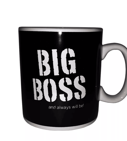 Кружка Big Boss , 330 мл, керамика цвет черный