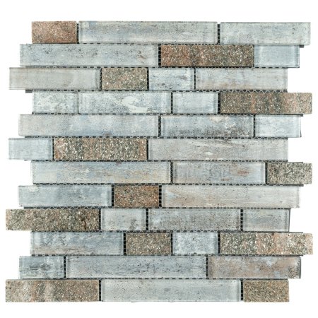 Мозаика China Brick серый TN07