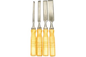 Набор стамесок 125 мм Sparta плоские 4 шт