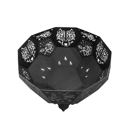 Очаг стальной Волк 82х82х49 см 3 мм