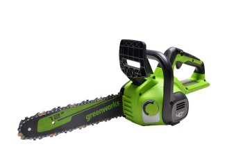 Электропила цепная аккумуляторная Greenworks G40CS30IIK4  30 см