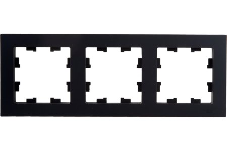 Рамка Schneider Electric AtlasDesign 3 поста, цвет карбон, арт. ATN001003