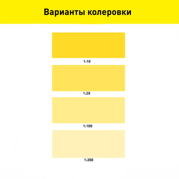 Колер-паста Лакра 0,1 л ярко-желтый №10