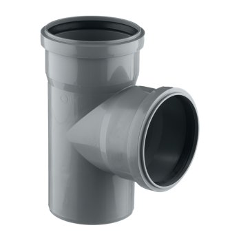 Тройник внутренний 110/110мм 90° 236 мм Тройник внутренний 110/110мм 90° 236 мм