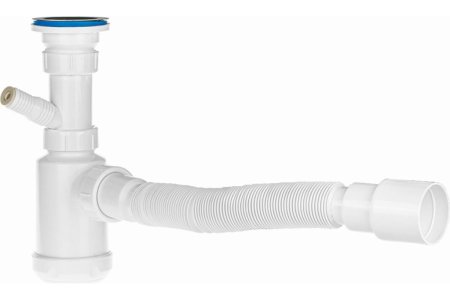 Сифон MasterProf для кухни 1 1/2" 40 мм 500 мм без перелива