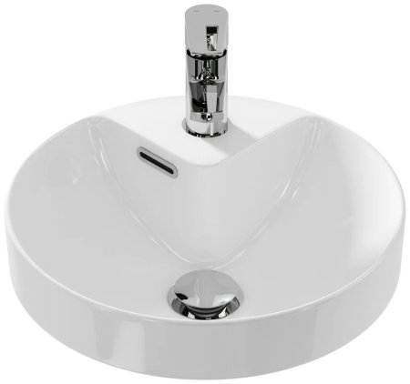 Раковина Cersanit CREA фарфор 375мм круглая  цвет белый