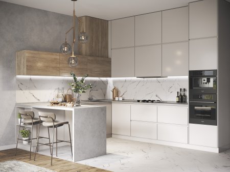 Керамогранит Lorenzo, белый 59,8х29,7х0,8 см