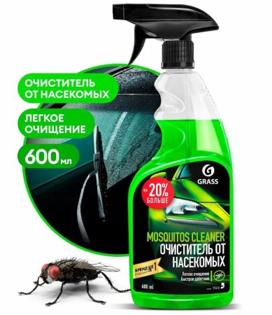 Очиститель Mosquitos Cleaner от следов насекомых 600 мл Очиститель Mosquitos Cleaner от следов насекомых 600 мл