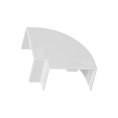 Угол плоский IEK Элекор 40х40 цвет белый уп.4шт.