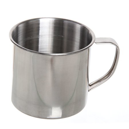 Кружка походная 1 предмет ЧД 0,4л 9см цвет хром