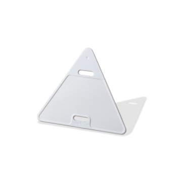 Бирка кабельная маркировочная У136 КВТ треугольник 62мм полипропилен белый уп.100шт.