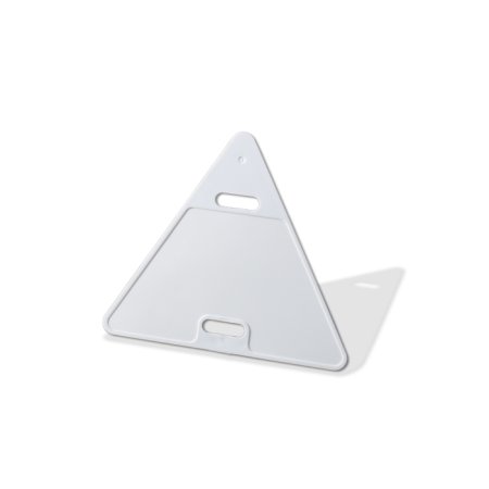 Бирка кабельная маркировочная У136 КВТ треугольник 62мм полипропилен белый уп.100шт.