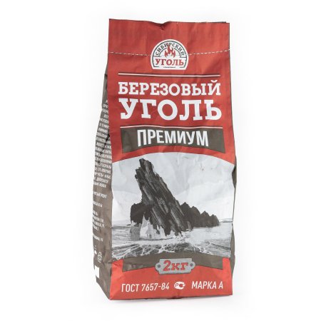 Уголь березовый Дух Байкала 2кг