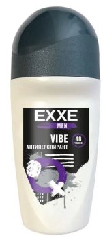 Антиперспирант Exxe Свежий вайб ролик,  50 мл мужской