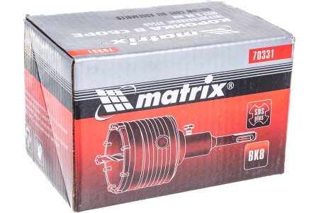 Коронка буровая Matrix 80 мм по бетону