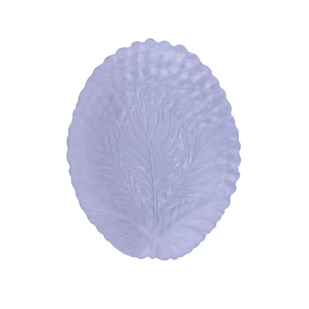 Блюдо Султана 23х18см цвет прозрачный